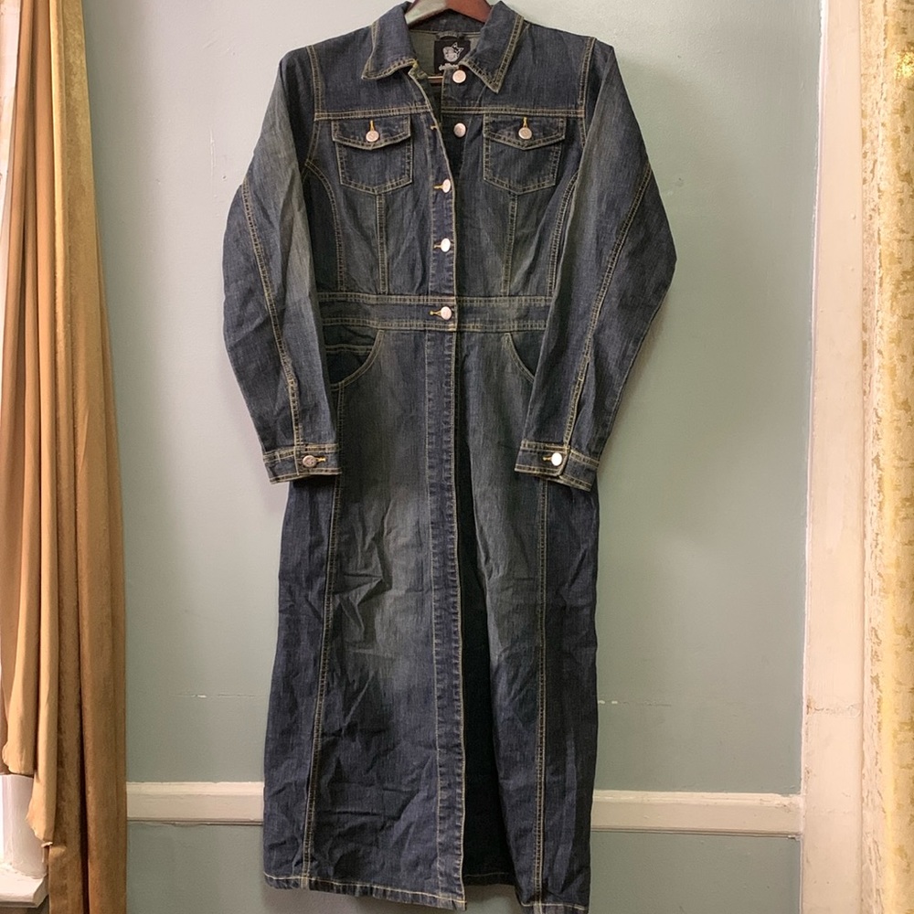Dollhouse Long Denim Jacket
